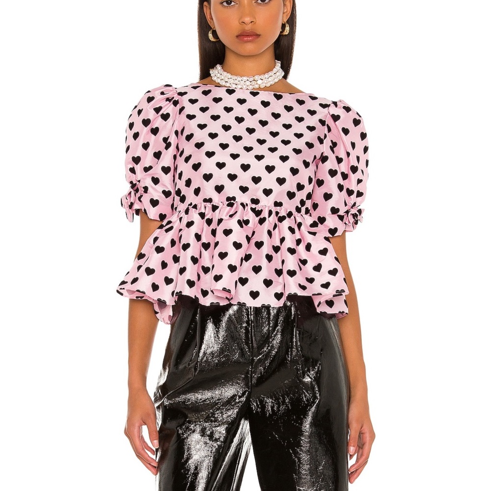 Love Shack Fancy Kelly Top